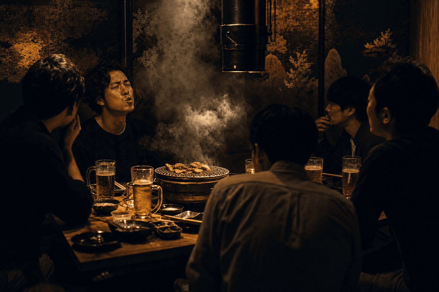 【完全ガイド】炙りカルビゲームのルール・噛まないコツ・盛り上げ方｜回数累積式の早口飲みゲー